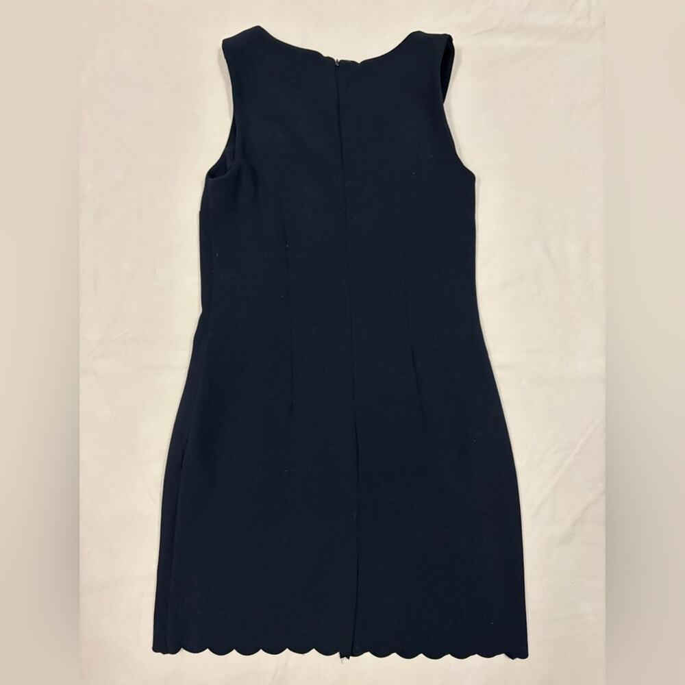 Merona Women's Black Sleeveless Sheath Dress with Scallop Hem Size Medium - Picture 5 of 5
